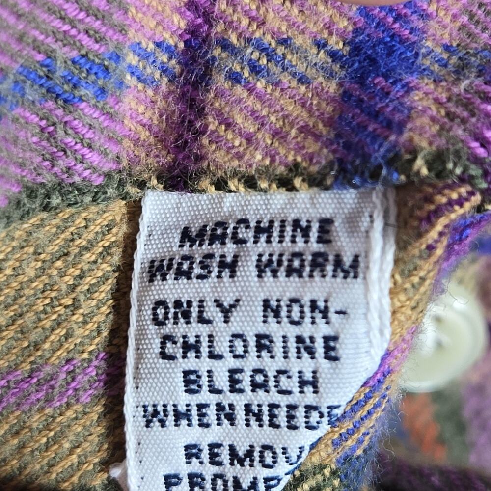 Ralph Lauren Shirt Mens XXL Green Plaid Button Up Flannel Cotton Classic Fit - Picture 12 of 12